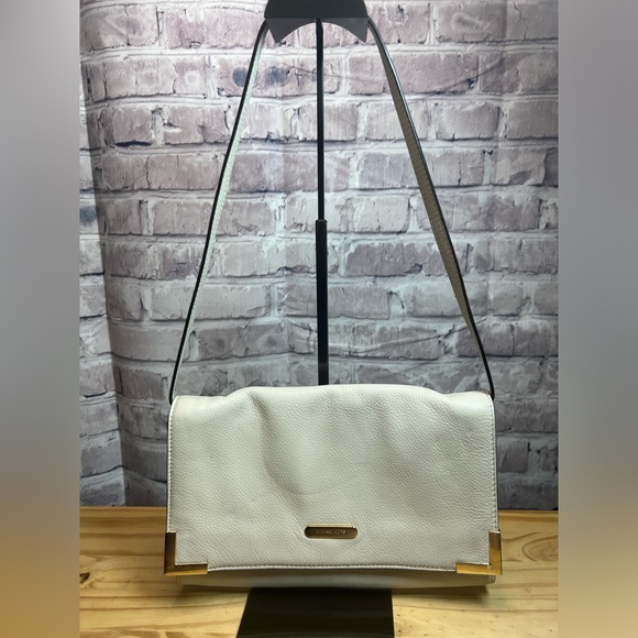 Michael Kors Pebbled Leather Clutch with Removable Strap - Picture 2 of 16